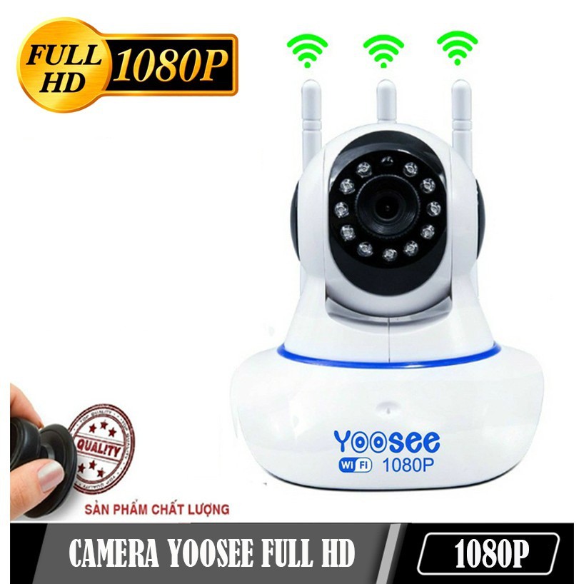 CAMERA WIFI IP YOOSEE 3 ĂNTEN 3.0Mpx FULL HD