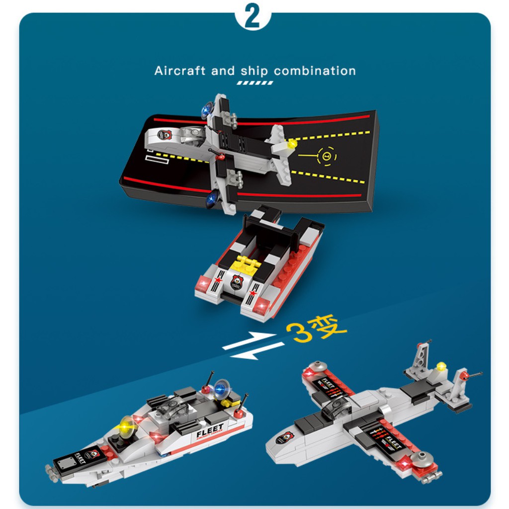 [1336 CHI TIẾT] BỘ ĐỒ CHƠI XẾP HÌNH Tàu CHIẾN HẠM, OTO, ROBOT, Đồ Chơi Lắp Ráp Tàu Sân Bay - 60cm