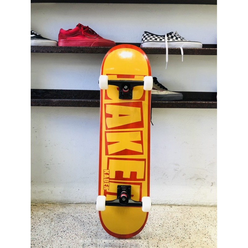 Ván trượt chuyên nghiệp nguyên bộ- COMPLETE BAKER KADER BRAND NAME YELLOW/RED 8.0