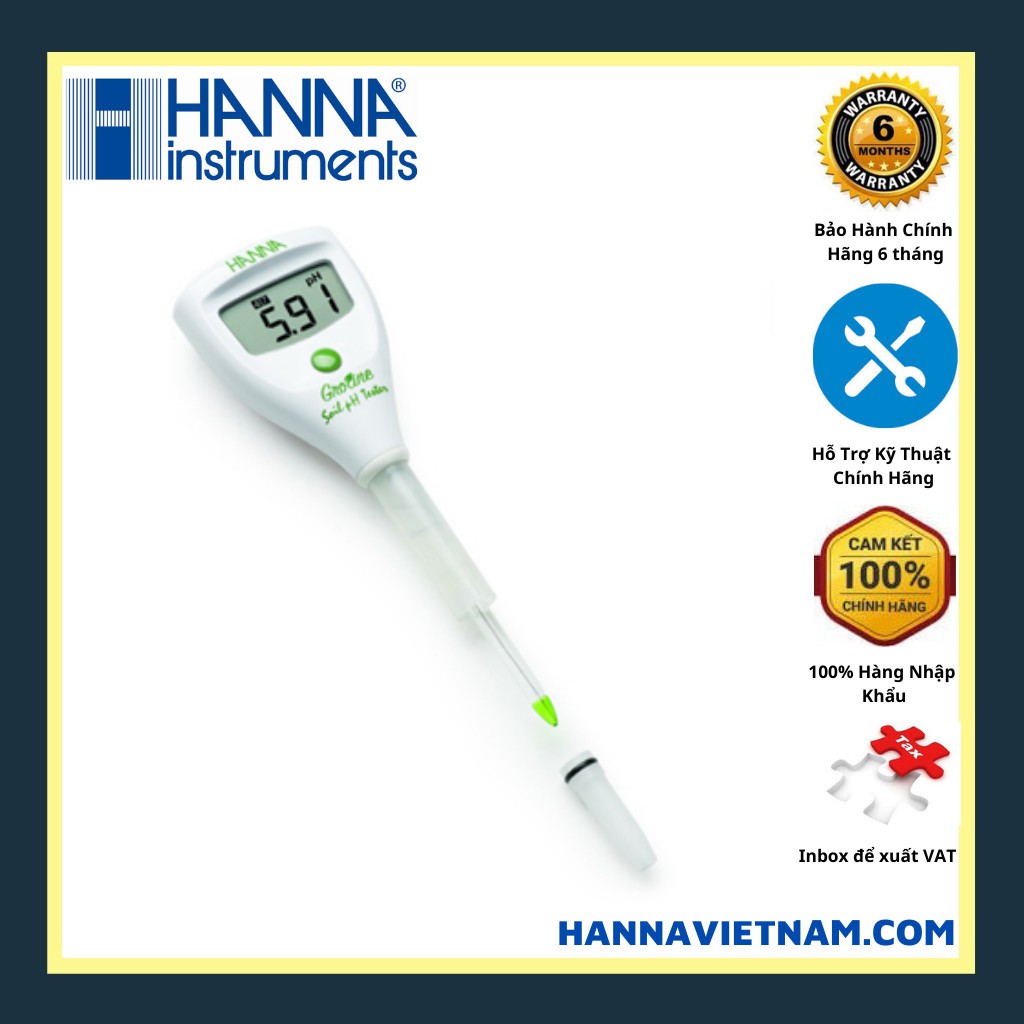 Bút đo pH trong đất và nước Hanna Instruments HI981030