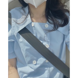 áo cổ vest 2 hàng cúc Audrey 6931
