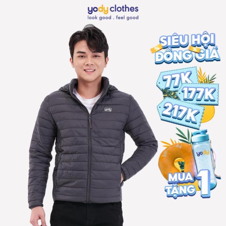 Áo khoác phao nam YODY giữ nhiệt siêu nhẹ chống nước PHM4001 ! , 🐧