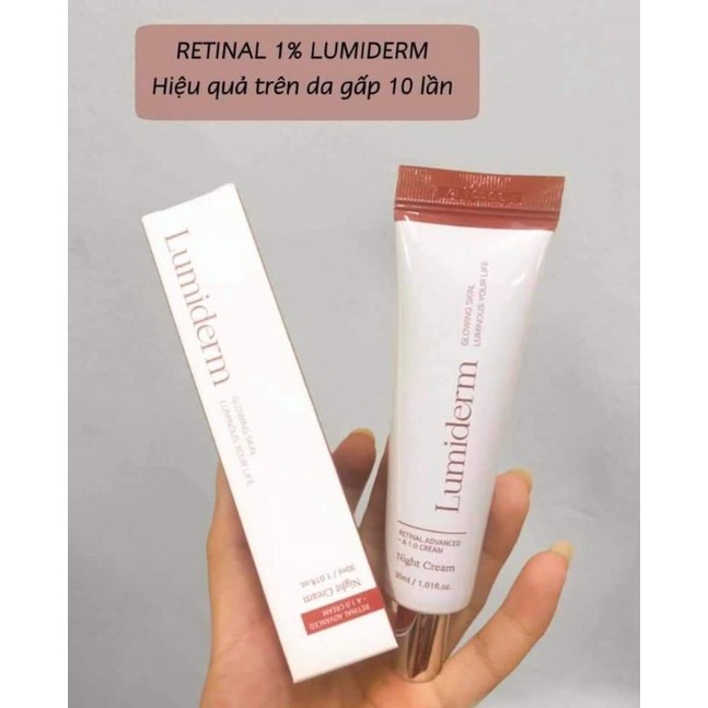 Kem Retinal Đỏ 1% lumiderm