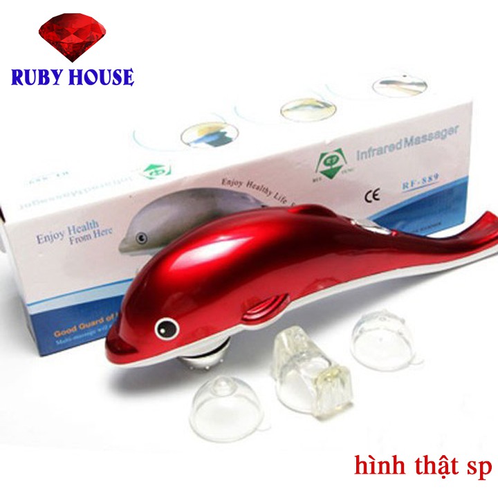 Máy Massage Đấm Bóp toàn cơ thể đa năng Dolphin, Máy mát xa cá heo đa năng - Ruby House