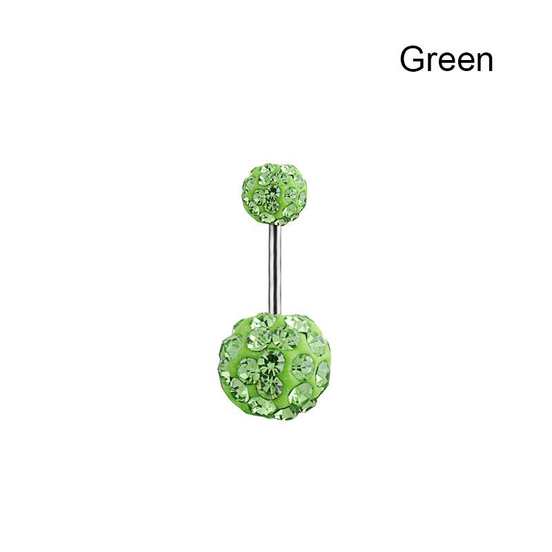 Khuyên RốN ĐíNh Đá BằNg ThéP Y Tế