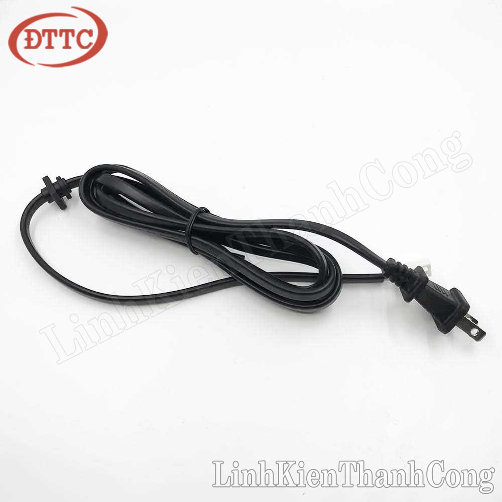 Dây Nguồn 2 Chạc Đồng Nguyên Chất (1 Đầu Bấm Cốt)