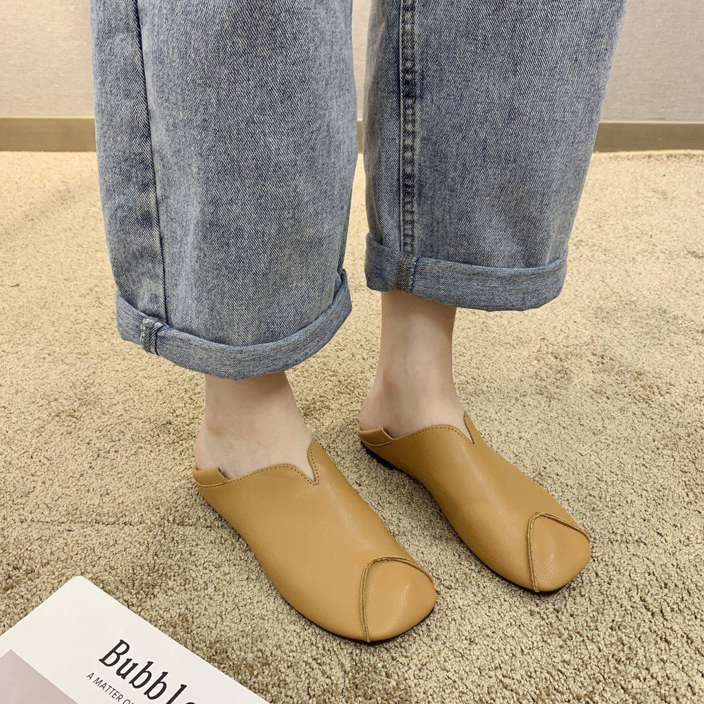 Giày Lười Da Đế Mềm Chống Trượt Thời Trang Mùa Thu Cho Mẹ Bầu