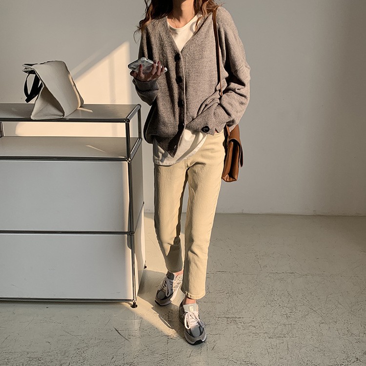 Quần Jean lửng nữ Lưng cao Cao cấp Ống suông Co giãn Mùa Hè Ulzzang Hàn Quốc Quần bò cộc nữ Cạp cao 9 tấc | BigBuy360 - bigbuy360.vn