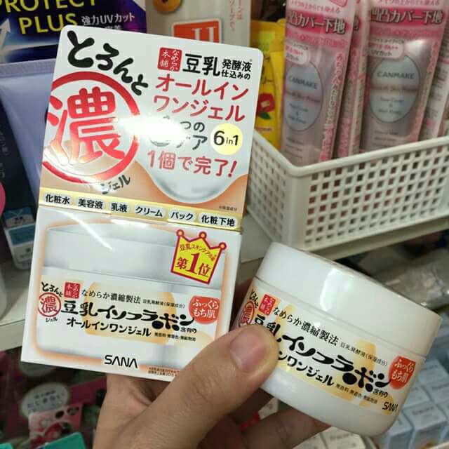 Kem dưỡng da Sana All in One Gel 6 trong 1 chiết xuất mầm đậu nành Nhật Bản - 100g