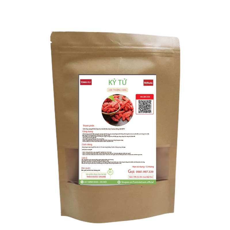 Kỷ tử sấy khô Sasuke loại thượng hạng 100gram