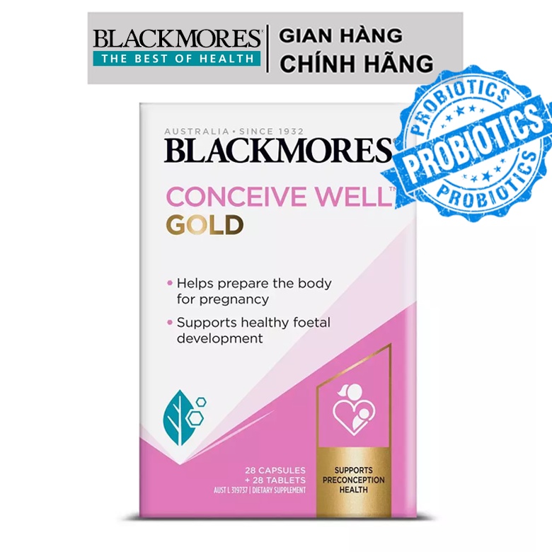 Blackmores Conceive well tăng thụ thai Úc