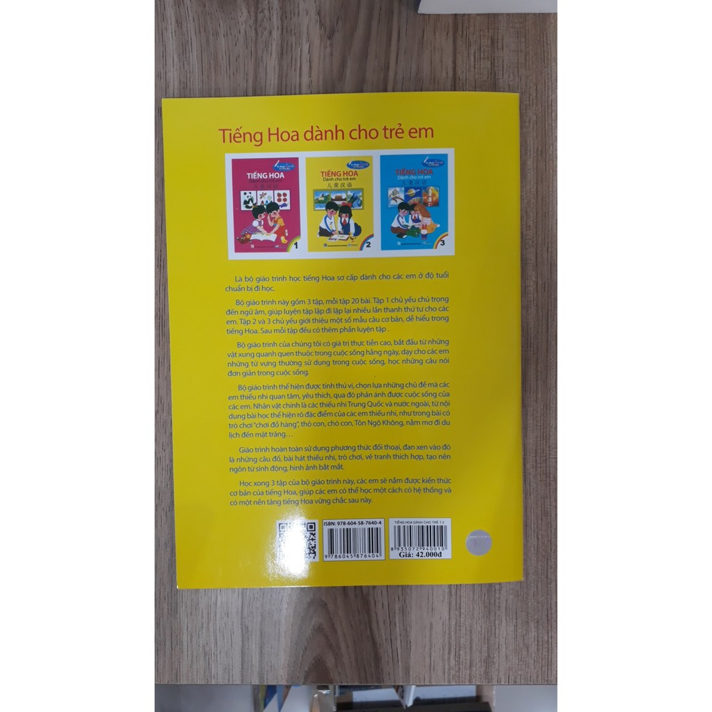 Sách - Tiếng Hoa Dành Cho Trẻ - Tập 2 - 8935072940010 | BigBuy360 - bigbuy360.vn