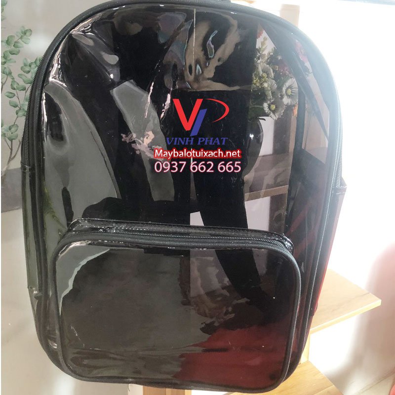Balo Nhựa PVC Trong Suốt Phong Cách Unisex