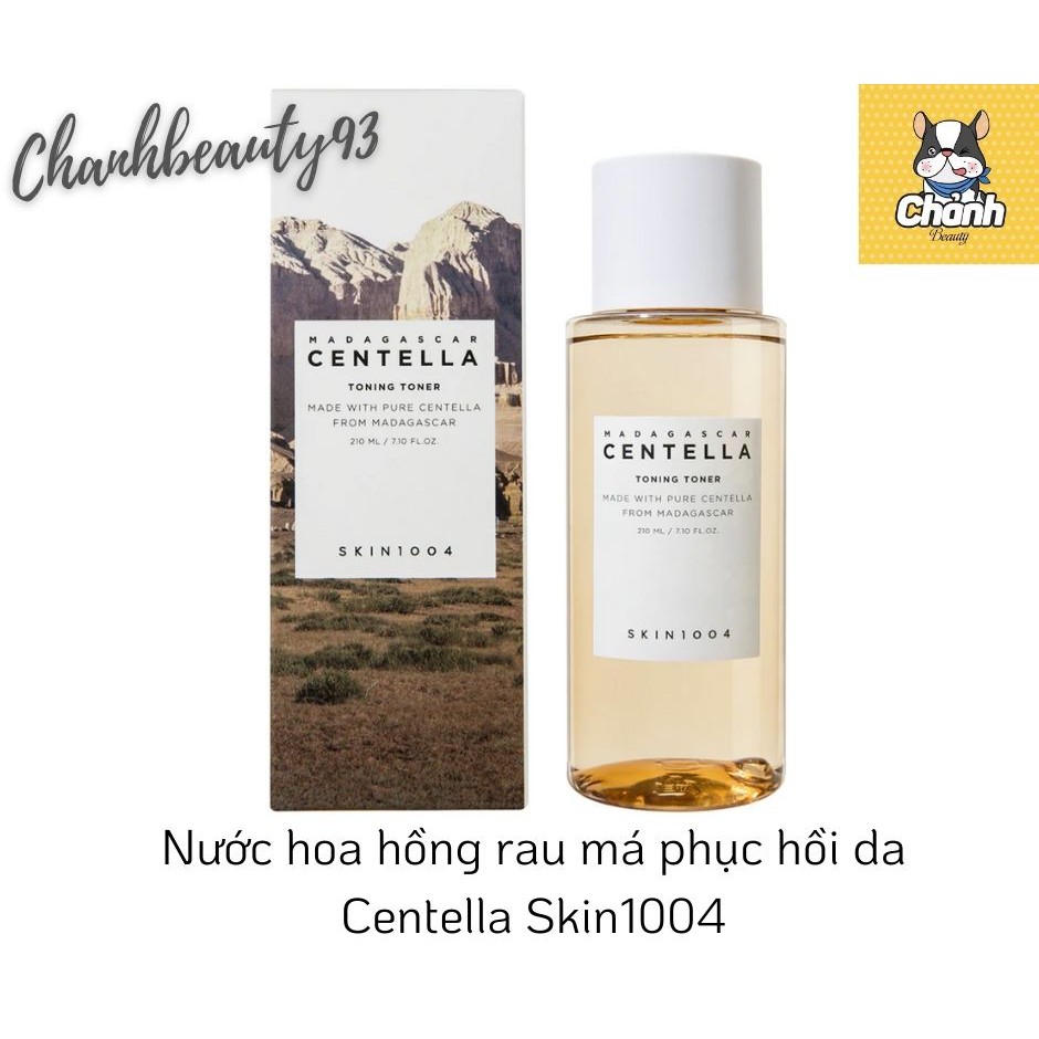 Nước Hoa Hồng SKin1004 Madagascar Centella Toning Toner Rau Má Phục Hồi Và Tái Tạo Da 210ml