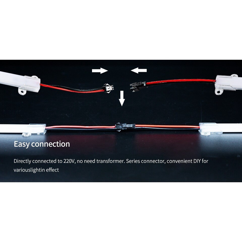 Đèn Led Thanh Trang trí dài 60cm 220V dùng gắn tủ, kệ bếp trang trí nội thất