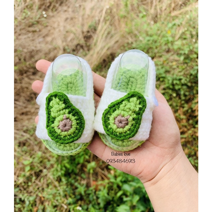 Giày sandal, giày quai hậu quả bơ cho bé 0-18m