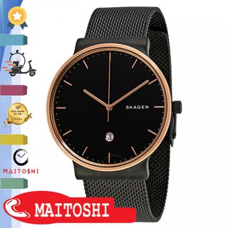 Đồng hồ nam skagen skw6296 dây thép lưới 3 kim, mts-store