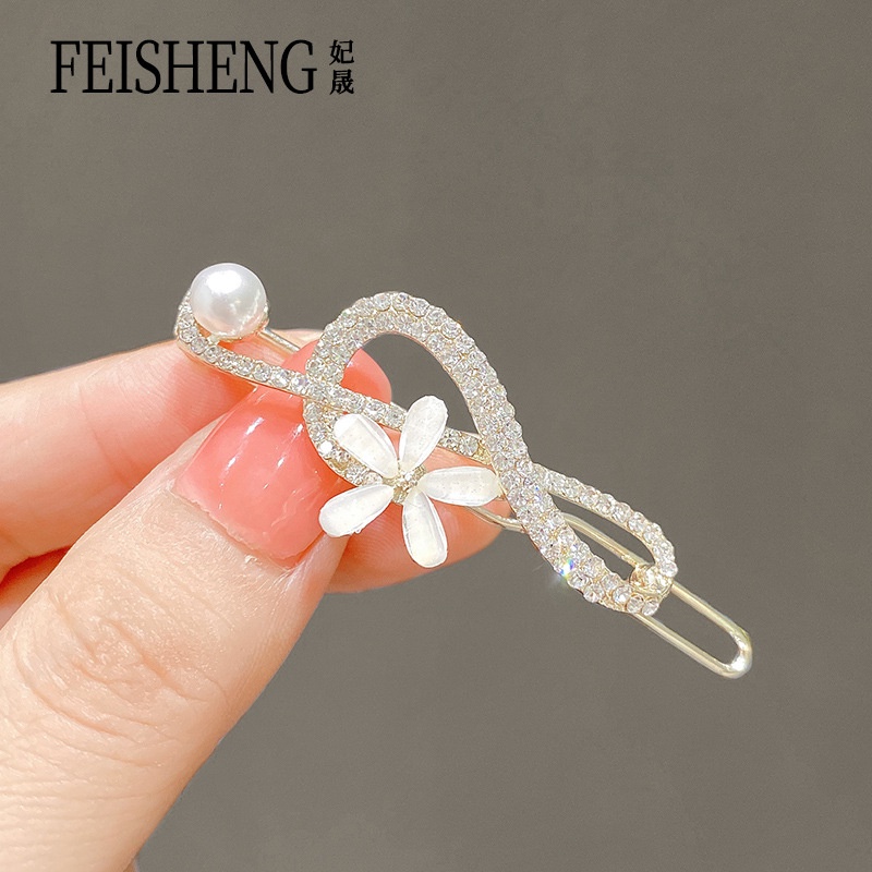 Kẹp Tóc Hình Chú Ếch Bằng Thủy Tinh Phong Cách Hàn Quốc Thanh Lịch