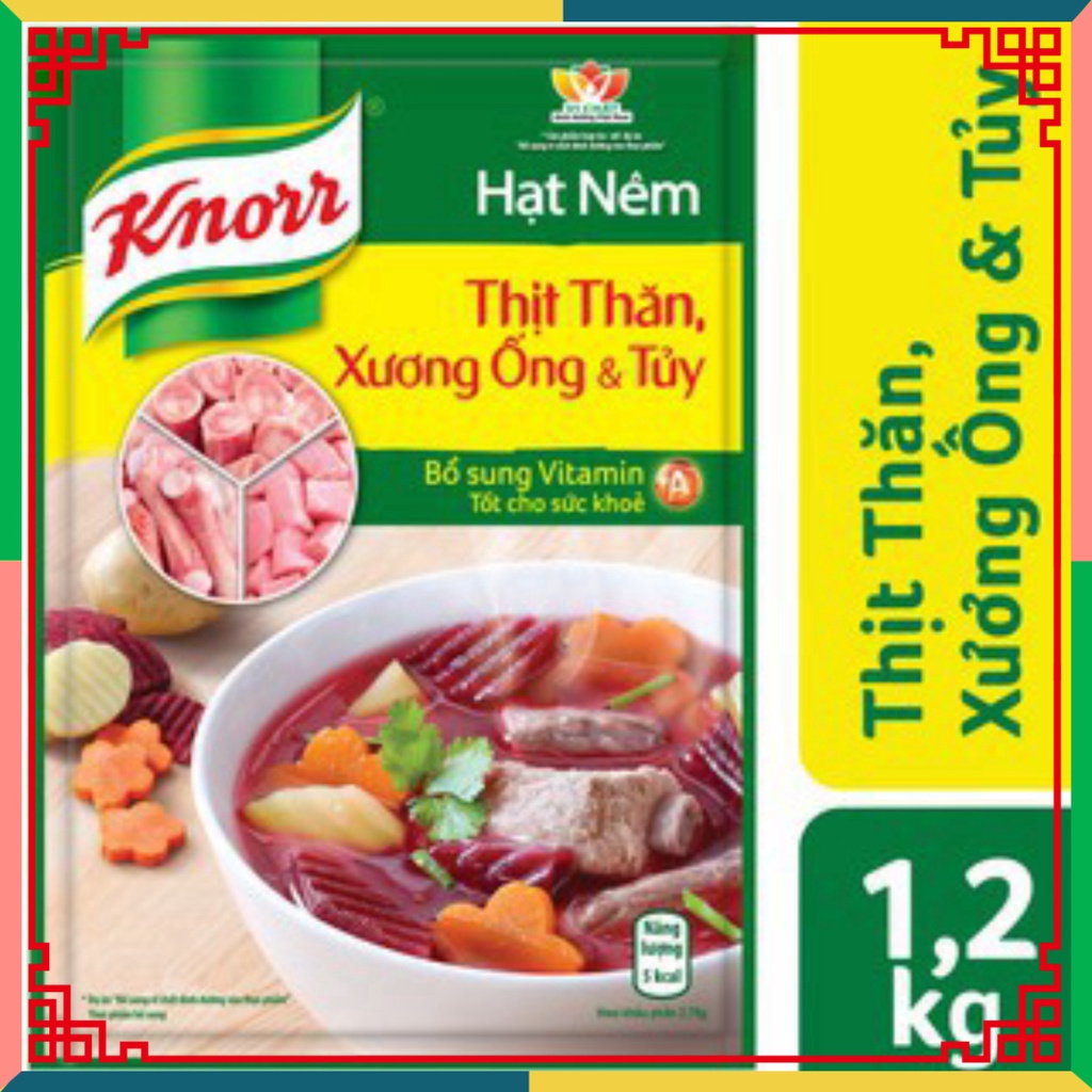 Hạt Nêm Knorr Thịt Thăn, phần xương ống và Tủy cải thiện Vitamin A 400G
