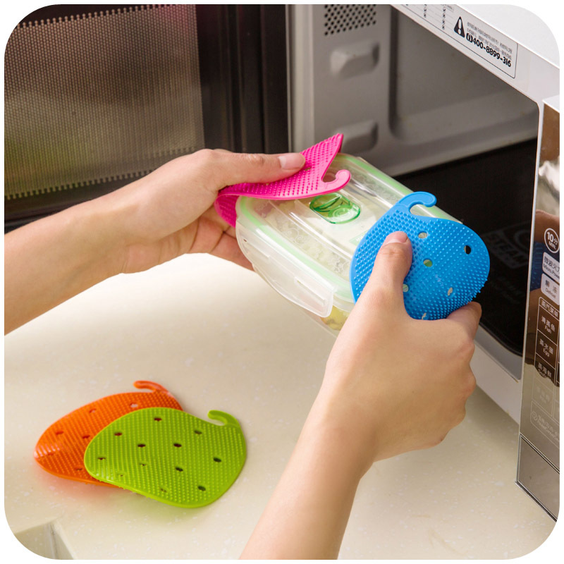 Bàn Chải Rửa Sạch Rau Củ Trái Cây ANAEAT Bằng Silicon Hình Dạng Dễ Thương Tiện Lợi