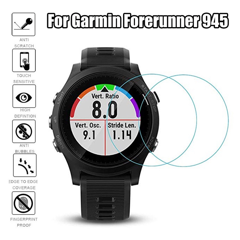 MYRON 9H Tempered Glass Screen Protector Ultra thin Protective Film for Garmin Forerunner 945