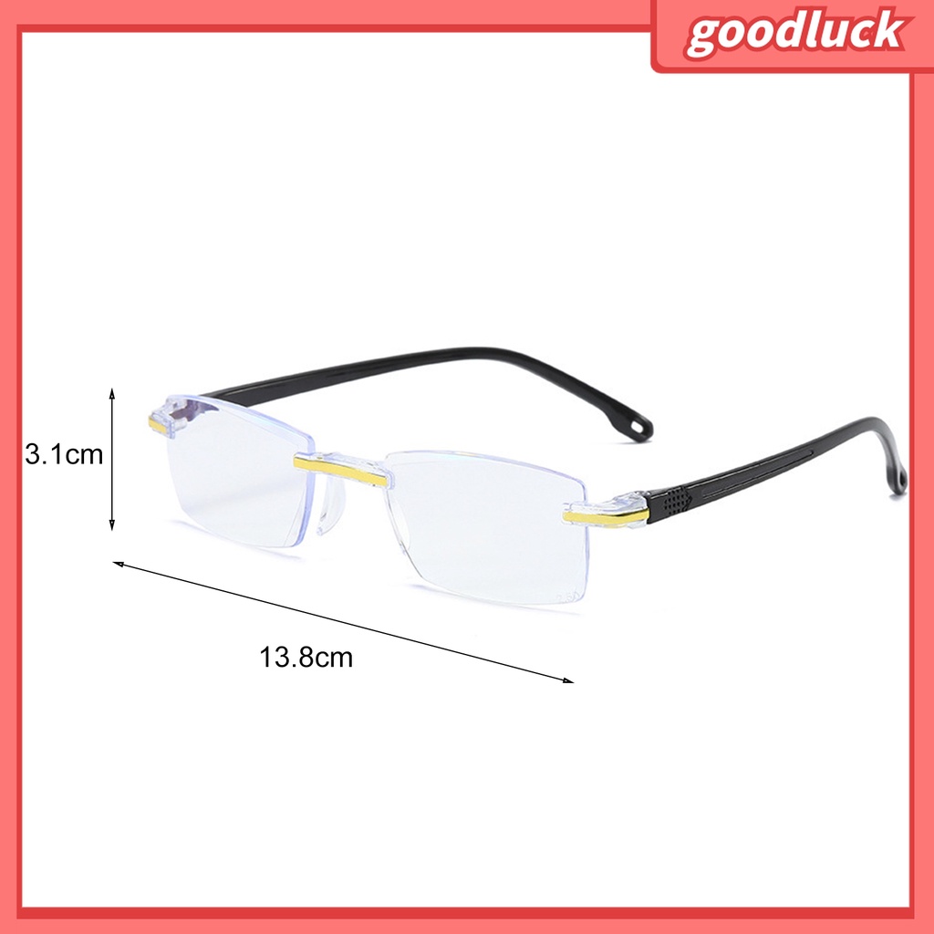 Kính Đọc Sách Không Gọng Chống Trầy Xước Dành Cho Nam Nữ