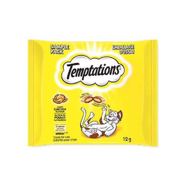Bánh thưởng Temptations cho mèo siêu hấp dẫn 12g (mẫu)