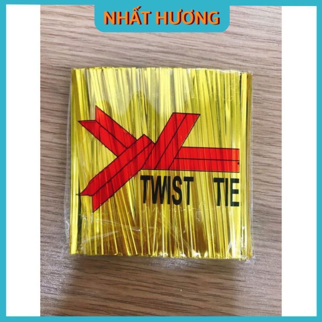 Dây Kẽm Cột Túi 8cm – 600 Cái- Giao Mẫu Ngẫu Nhiên