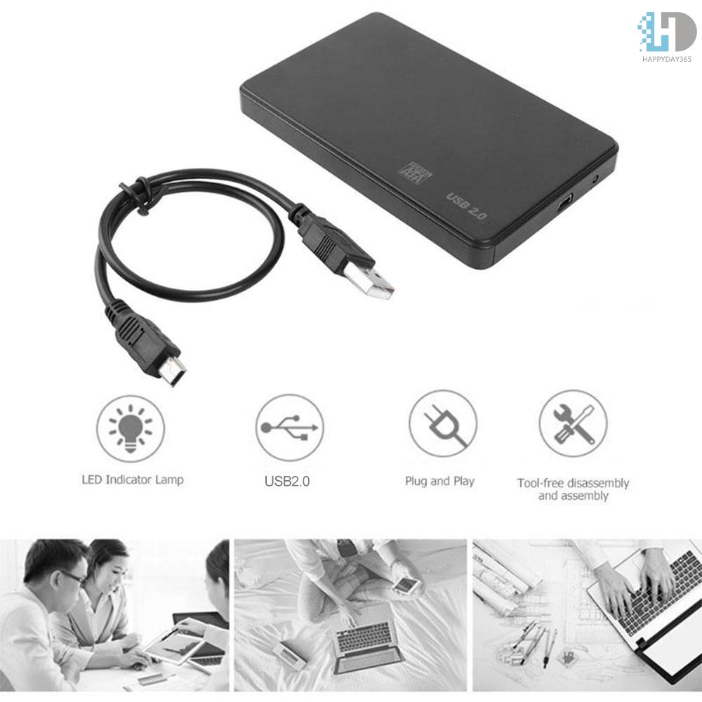 Bộ Chuyển Đổi Ổ Cứng 2.5 Inch Sata HDD SSD Sang USB 2.0 5Gbps Hỗ Trợ 2TB HDD Cho Windows | BigBuy360 - bigbuy360.vn