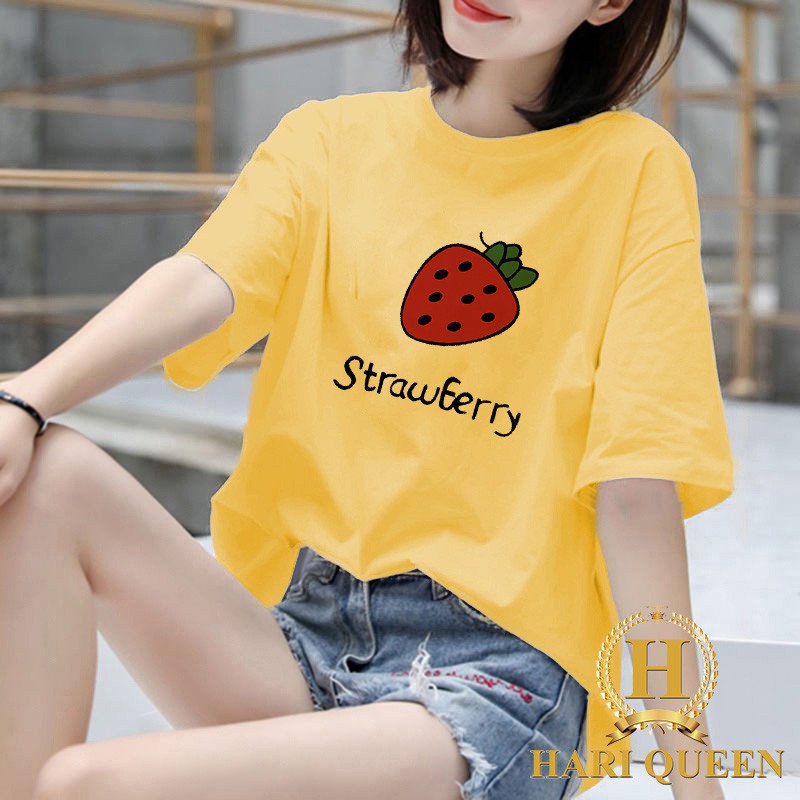 Áo phông quả dâu tây Straw HARI0520