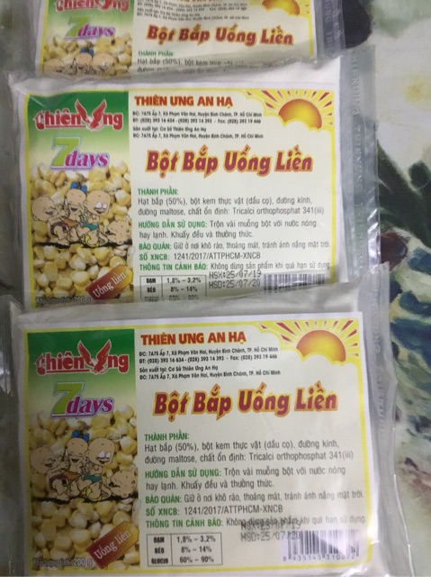 Bột bắp uống liền 200g Thiên Ưng. | BigBuy360 - bigbuy360.vn