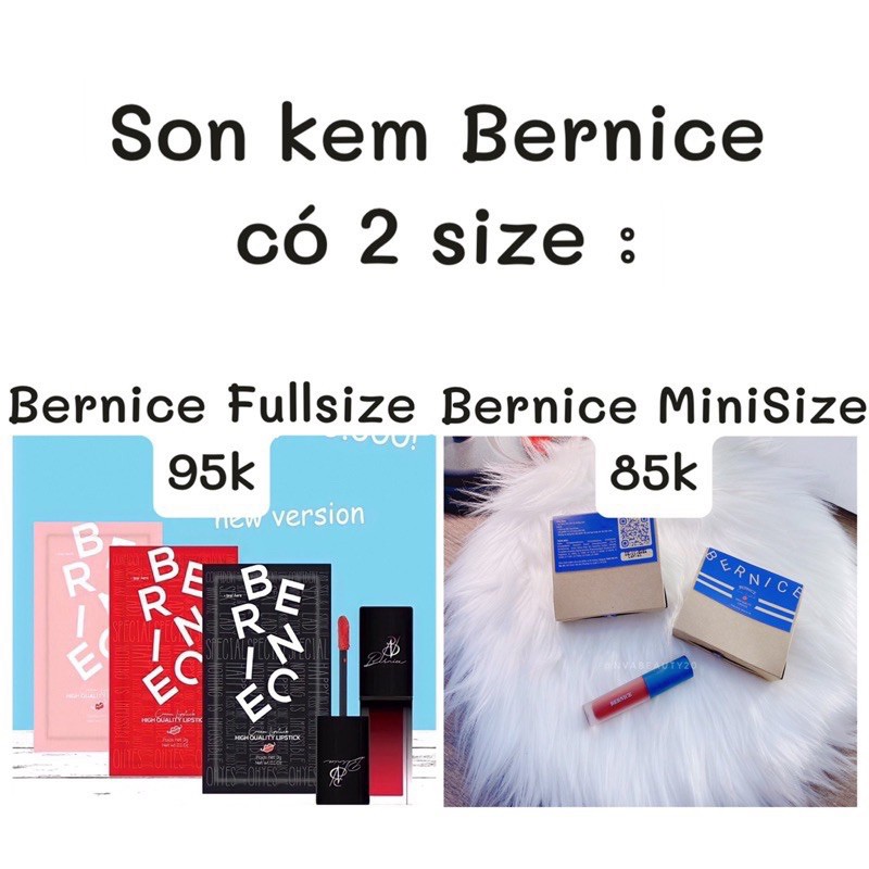 ❣ Size Nhỏ ❣ Son kem lì BERNICE - chính hãng 100% | BigBuy360 - bigbuy360.vn