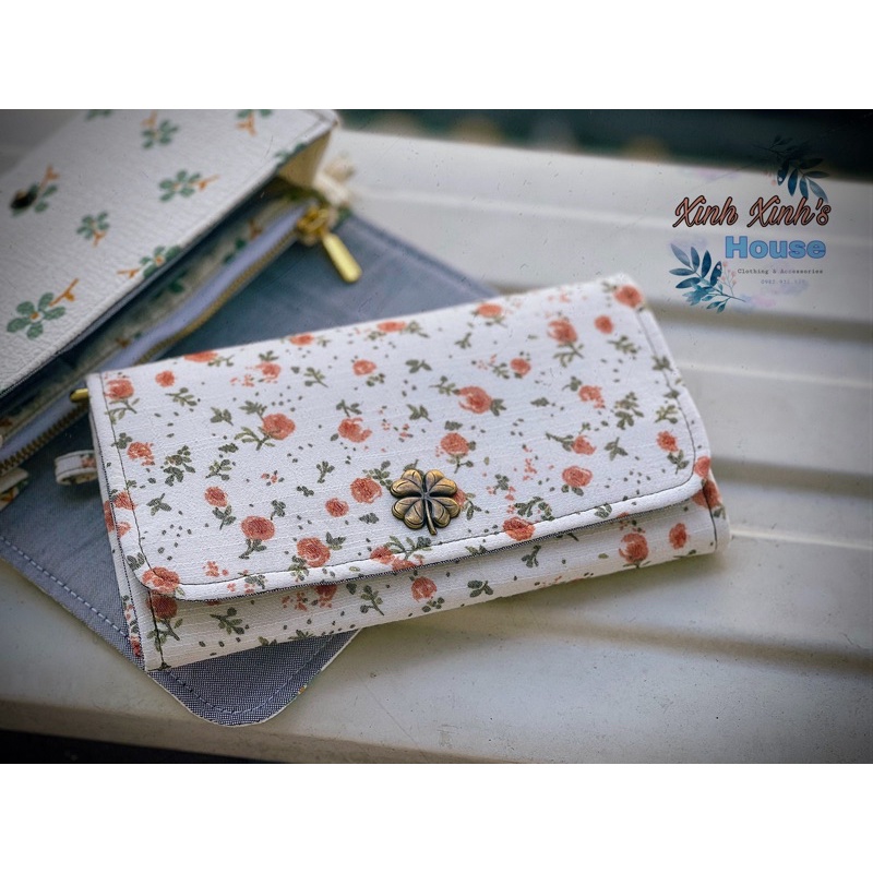 Ví vải cầm tay DORIS phong cách Retro P.1