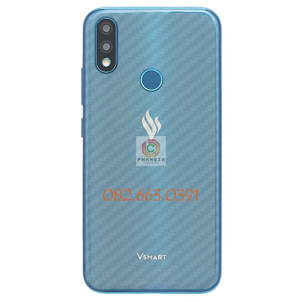 Miếng dán mặt lưng skin carbon Vsmart Joy 2 Plus