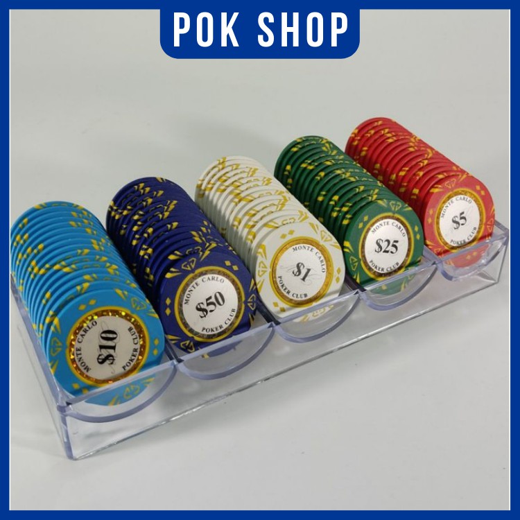 [POK Shop] Chip Poker cao cấp Monte Carlo (Chip lẻ - Phỉnh Poker) | BigBuy360 - bigbuy360.vn
