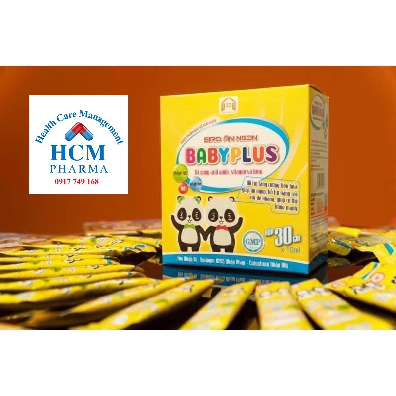 [CHÍNH HÃNG] Siro Ăn ngon BABYPLUS - Giúp trẻ hết biếng ăn, Ngủ ngon, Tăng Cân, Tăng Sức Đề Kháng, Hết Táo Bón