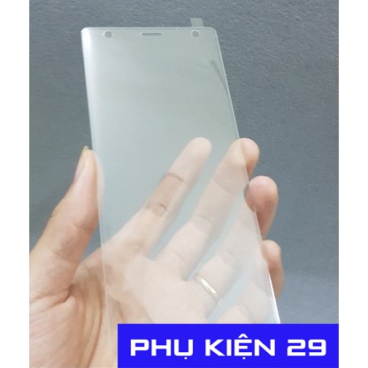 [Sony XZ2] Kính cường lực FULL màn viền cong đen / trong Glass Pro+ 9H