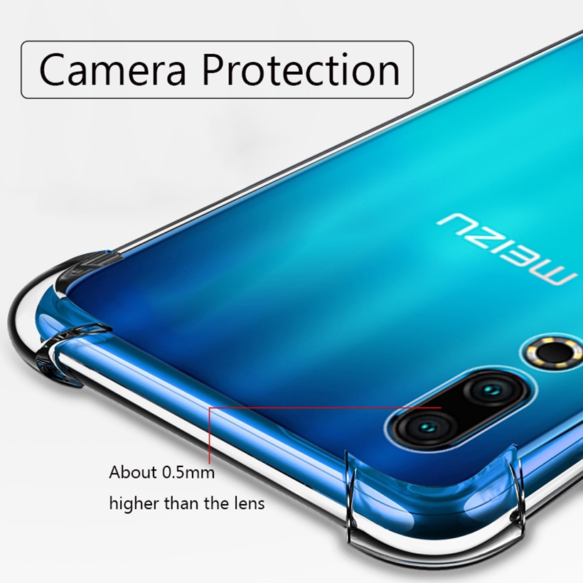 Ốp Lưng Trong Suốt BảO Vệ Cho Meizu 16S 8 16X 16 Plus
