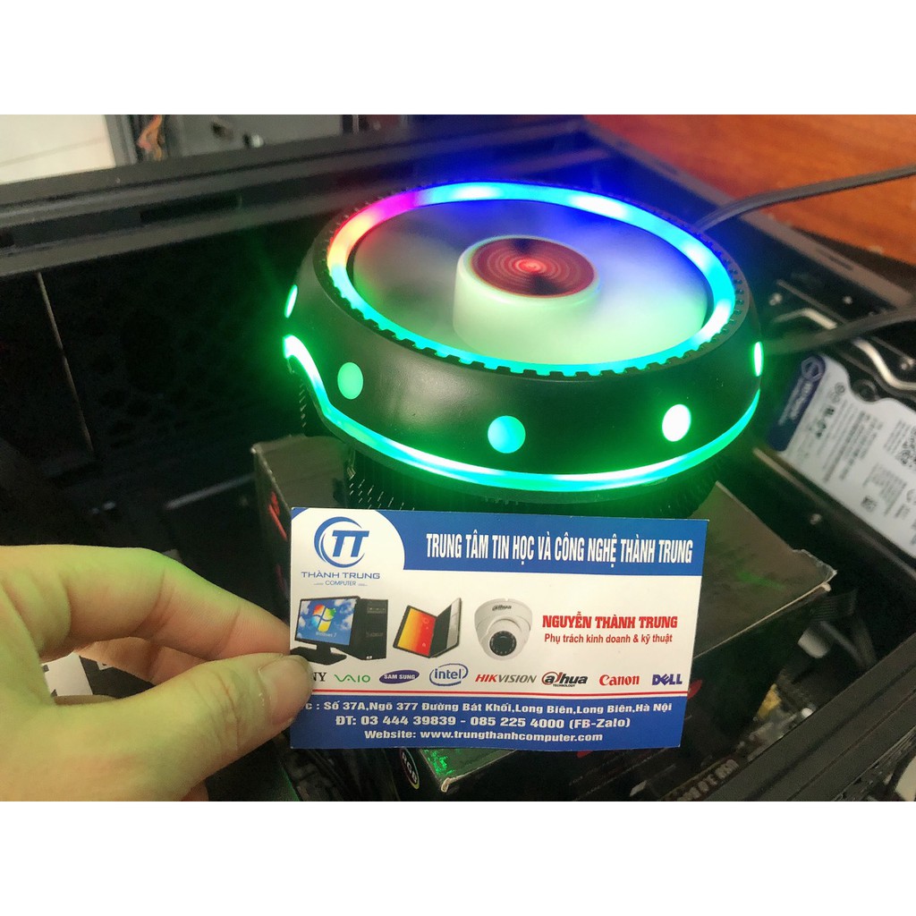 QUẠT TẢN NHIỆT CPU COOLMOON UFOX LED RGB