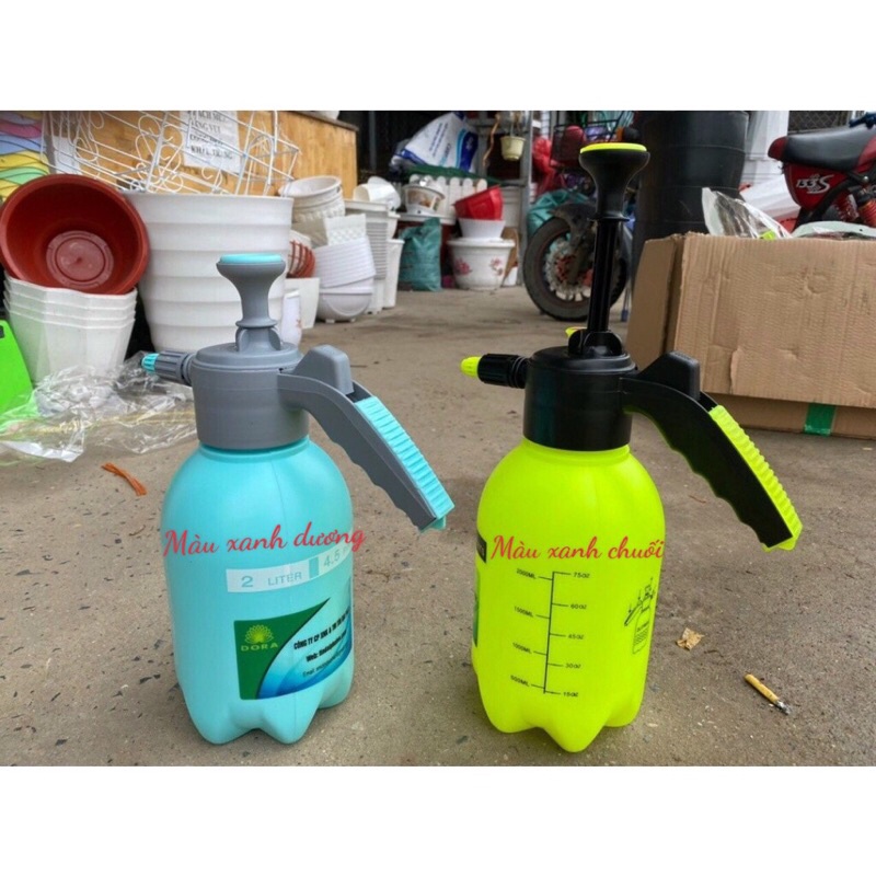 Bình xịt tưới cây cao cấp Dora 2 lít,xịt nước đều và khoẻ,hàng sẵn kho