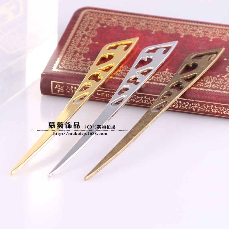 (1 cái) Trâm cài tóc cổ trang 127mm, Nguyên liệu làm trang sức cổ trang, Nguyên liệu DIY