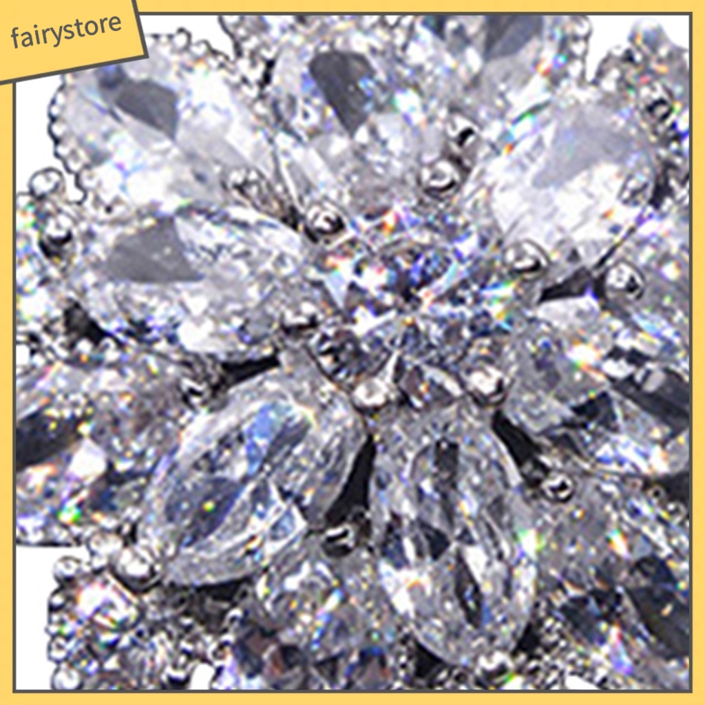 Khuyên tai đính đá cubic zirconia giả