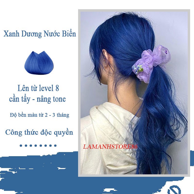 Combo thuốc nhuộm tóc Màu 0/88 Blue ( Xanh dương)