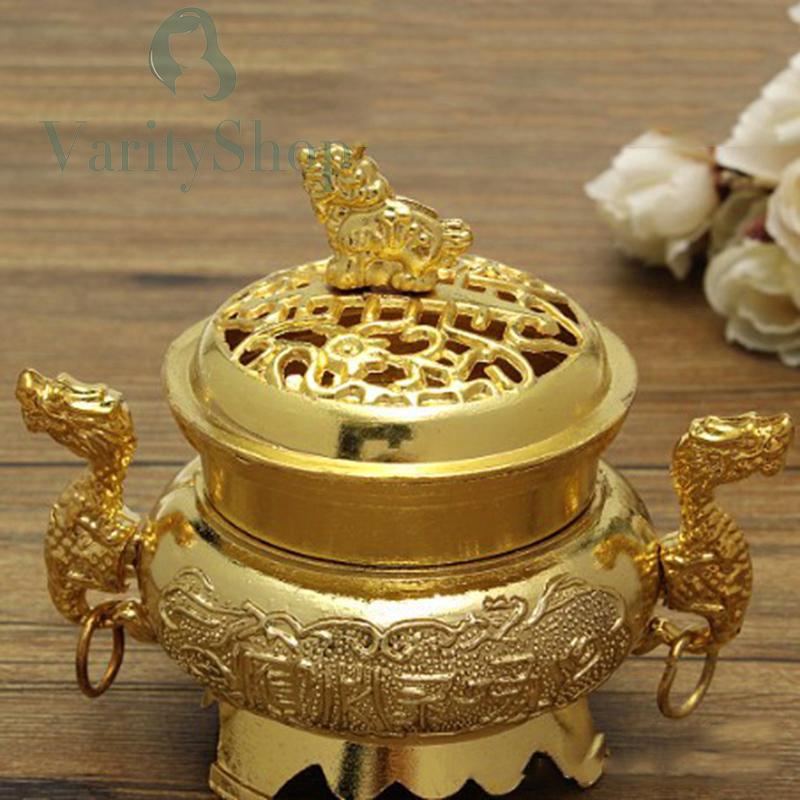 Lò đốt trầm hương thiết kế họa tiết hoa văn tinh xảo độc đáo