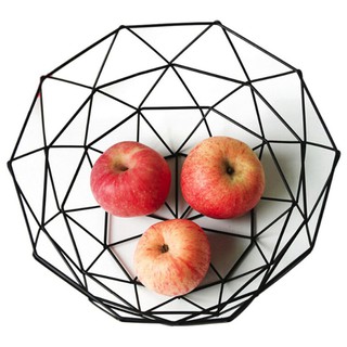 Nordic Style Candy Storage Baskets Iron Snacks Desktop Bedroom Kitchen Decoratio