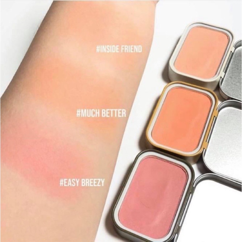 Phấn má hồng Mickey 3.CE x Dis.ney Blurring Blush bám lâu, dạng hộp thiếc nhỏ nhẹ tiện dụng - PHIÊN BẢN GIỚI HẠN