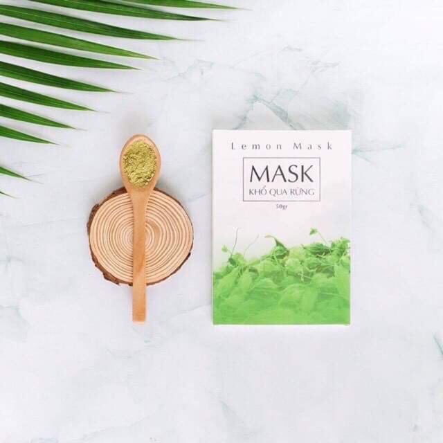 Mask khổ qua rừng tặng kèm cài tai mèo