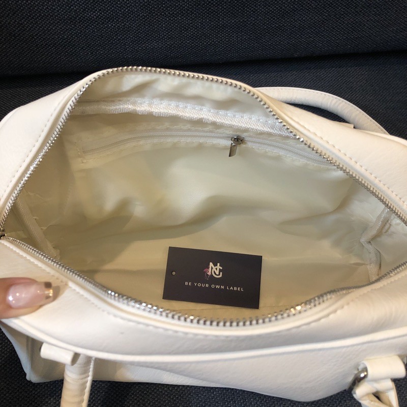 Túi đeo vai form boston da PU