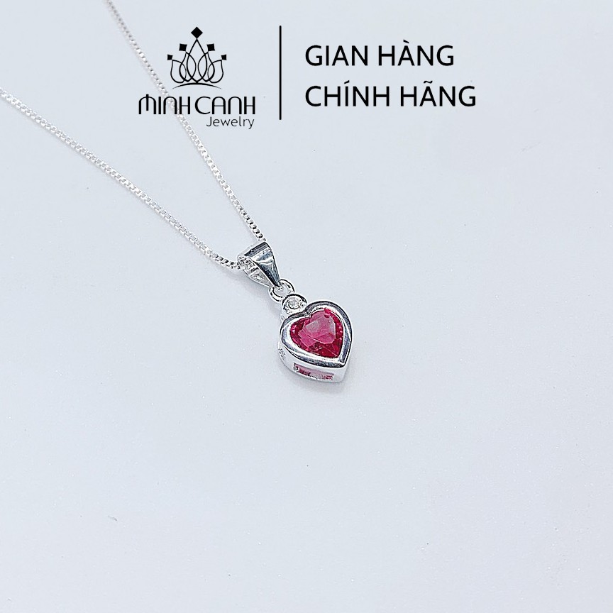 Dây Chuyền Bạc Trái Tim Thương Nhớ - Minh Canh Jewelry