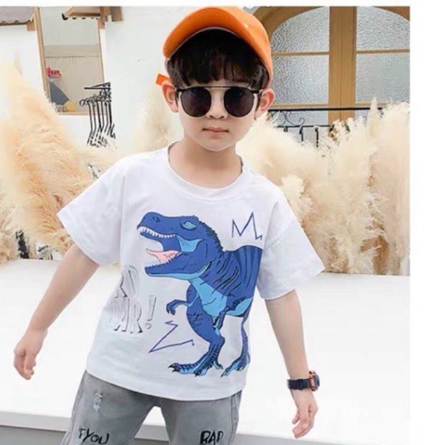 Áo bé trai khủng long